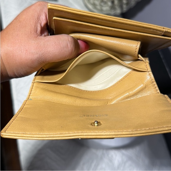 Chanel Tan Chocolate Bar wallet w/box & authenticity card. - Picture 13 of 15